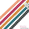 6.5 Yards/Gaz Elegant Premium Embroidery Shuttle Lace - Versatile Decorative Shuttle Lace for Dresses, Kurtis, Dupattas, Sarees, Lehengas, Borders & Craft Projects | Elegant Fabric Trim for Sewing & Designing. 