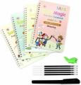 4pc Reusable Magic Handwriting Books for Kids, Preschool Grooved Practice Copybook, Montessori Tracing Workbooks, Perfect for Early Learning, Writing Practice, and Handwriting Development, Ideal First Learning Books for Children". 