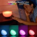 Smart Table Lamp for Living Room, WiFi Bluetooth Portable Light, Rechargeable RGBWW Led Dimmable Bedside Lamp, App Control Compatible with Alexa and Google Assistant Night Light for Bedroom. 