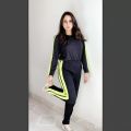 Tracksuit for girls-Black plain tracksuit-Best for cute girls-Brand Nomi Style Wipe. 