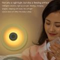 LED Indoor  Wall Lamp Motion Sensor Human Induction Entrance&Aisle Sconce Night  for Stairs Home Bedroom Black. 