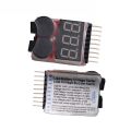 1pcs 1-8S LED Low Voltage Buzzer Alarm Lipo Voltage Indicator Checker Tester. 