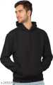 HR Collection High Quality Plain Black Hoodie Black Kangro Hoodie For Men. 