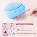 Silicone Electric Face Cleansing Brush  Mini Waterproof Facial Cleansing Tool Massage Soft Deep Powered Face Pore Cleanser Brush. 