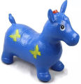 Inflatable Jumping Horse Horse Hopper Riding Horse Toy Jumping Deer Riding Toy for Baby Kid Outdoor Indoor Toy for Children, Boys and Girls, Toddlers (Pump Included),. 
