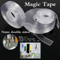 Day2day Mall 5 Meter Nano Transparent No Trace Acrylic Waterproof Reusable Double Sided Adhesive Tape. 