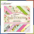 Artisan - Design #DSM007 8x8inch 40sheets printed patterns scrapbook paper. 