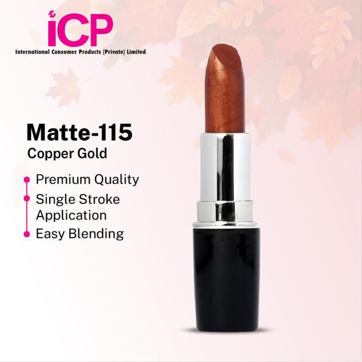 Swiss Miss Lipstick Copper Gold (Matte-115)