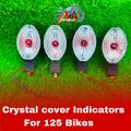 White Indicator For 125 Set of Four Indicator Crystal For 125 Motorcycle 125 Golden edition Indicator. 