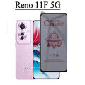 OPPO Reno 11F Matte Privacy Tempered Glass For Reno11F 5G 3 in 1 Camera Lens Glass and Back Film. 