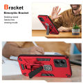 For Motorola Moto G14 Case Hard With Stand Magnetic Shockproof Protective Back Cover Case. 