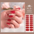 【Beauty Code】Sky Blue Shiny Twinkle Designer Nail Decals Lieflijkheid Pure Kleur Nagels Nail Nail Sticker. 