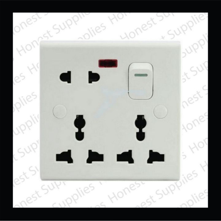 Electric%20Multi-Plug%20(IMPORTED)%20Super-grip%20Universal%20Wall%20Switch%20Socket%2013A%20250V%201%20gang%208%20pin%20-%20(White)%20With%20Indicator%20-%20Image%209