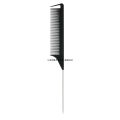 Hot Fashion Fine-Tooth Comb Metal Pin Anti-Static Hair Style Rat Tail Comb 220X28x4mm Hair Styling Hair Accessories Beauty Tools. 