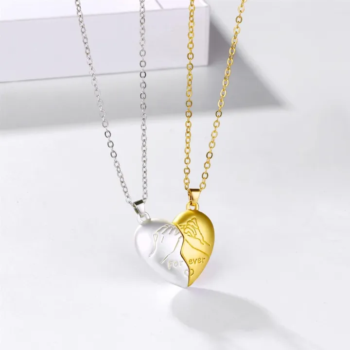 Locket%20Couple%20Pull%20Hook%20Wish%20Necklace%20A%20Pair%20of%20Heart-Shaped%20Magnetic%20Stitching%20Pendant%C2%A0-1Pcs%20-%20Image%207