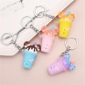 Soft and flexible Cartoon keychain Delightful Attractive packaging Compact size PVC soft rubber Vibrant colors Cute donut for. 