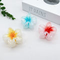 Flower Hair Clip Hawaiian Plumeria Hair Claw Beach Flowers Barrettes Hairpins ANLAN. 