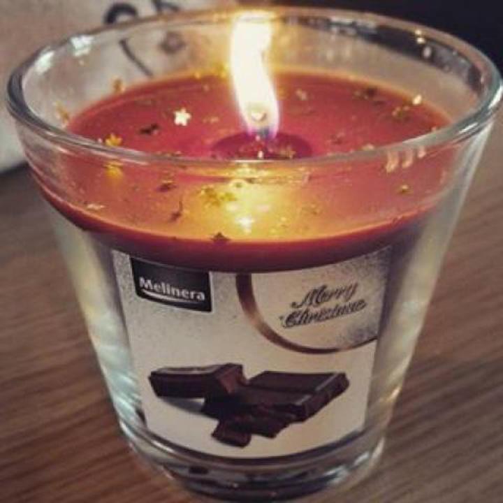 Lidl Melinera apple spice Scented Candle Jar Candle