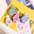 Korean Macaron Color Waterproof Men's Women's Unisex Student Sport Watch. 