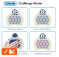 Pop Fidget Games for Kids Breakthrough Puzzle Game Machine Push Bubble Pop Puzzle Game Light Quick Push Game Console Push Button Toy for Kids Girl Boy Birthday Gift Poplight Antistress Fidget Toys. 