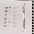 Pentel Mechanical Pencil leads Refill 2B 0.5mm C205 Hi-Polymer 100. 