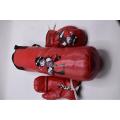 Baby punching bag with two gloves. 