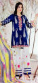 Summer Blue Luxury Lawn Embroidered design 3Pcs Suit UN-STITCHED For Women with printed Chiffon Dupatta. 