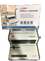 IBICO Binding Machine Leo S21 – A4 Punch & Bind, 120 Sheets Binding Capacity, 18 Sheets Punching Capacity, Adjustable Paper Margin, 4x4mm Square Holes. 