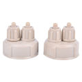 2Pcs Aquarium DIY CO2 System Kit Generator Bottle Cap Quick Screw Cap. 