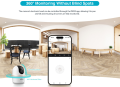 Dahua 5MP Hero A1 H5A Wireless Indoor network camera with 360 degree rotation and two-way audio. 