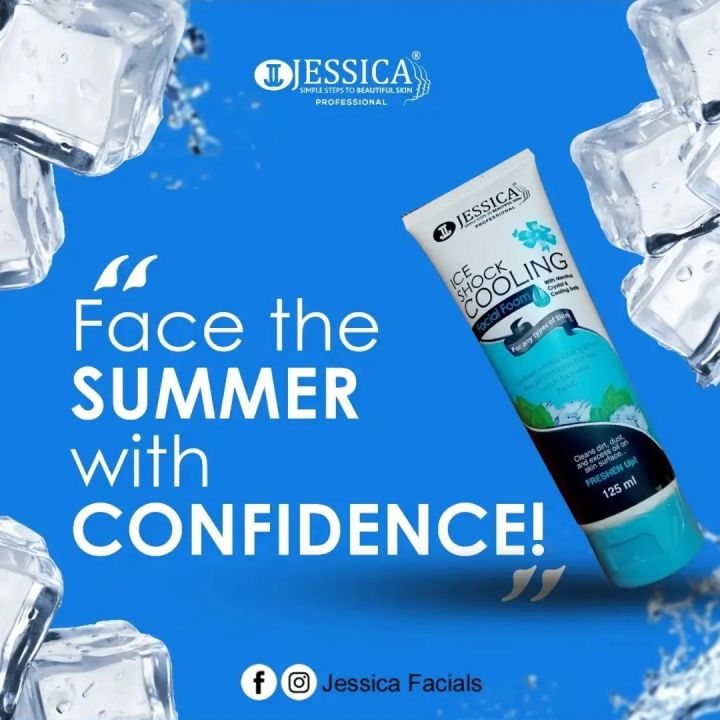 Jessica Ice Shock Cooling Facial Foam - 125ml