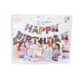 Super Hero Happy Birthday Banner, Card Hanging Banners, Party Supplies, Photo Backdrop & Background Wall Decoration, Birth Day Decorative Flags, Avengers Black Panther Spiderman Batman Iron Man Hulk Thor Captain America Superman Kids Parties Cards Flag. 