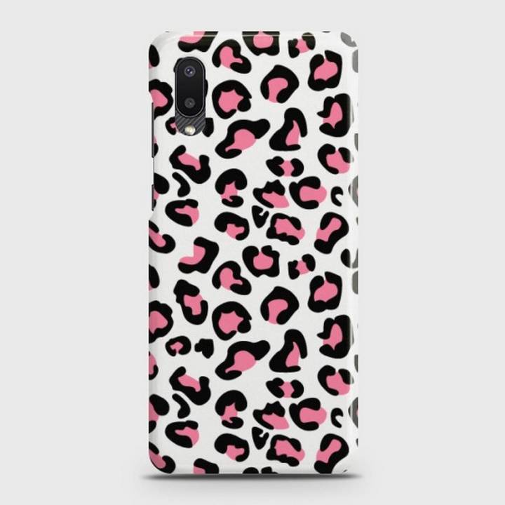 Samsung Galaxy A02 Cover - SkinLee HQ Hard Case - Pink Leopard - SKINLEE-511-1-826-630