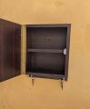 wall Hanging wooden first aid box Security locker plus keys holder. 
