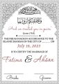 Customize Nikkah certificate for bride & Groom / Nikkah Frame / Custumize Nikkah Certificate frame with A4 size,Nikah Nama ,Primium high HD picture frame. 
