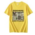 Radiohead T Shirt Men Fashion Summer Cotton T-shirts Kids Hip Hop Tops Arctic Monkeys Tees Women Tops Rock Boy T-Shirts Men. 