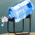Water Dispenser Stand, Portable Stainless Steel Water Jug Stand  Water Bottle Stand Rack with Water Spouts Dispenser. 