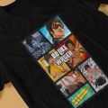 Be Like Water GTA Classic TShirt For Male Bruce Lee Clothing Style Polyester T Shirt Soft. 