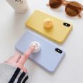 Squishy 3D Toys Chick Phone Cat Case For iphone 11 12 13 14 15 Pro MAX XR SE 2020 SE 3 Cartoon Funny Foot Soft Cover. 