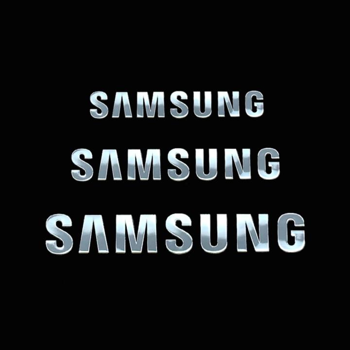 Suitable for Samsung logo metal sticker screen monitor logo sticker computer decoration sticker TV sticker