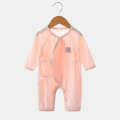 Newborn baby crawling pure cotton air-conditioned suit, thin fitting jumpsuit, newborn boys and girls, summer pamas. 