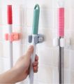 Stick Holder Mob Stick Wall Mounted Mop Hooks Holder Strong Traceless Home Bathroom Hook Broom Shelf Shower Clamp Hanger Storage Rack Kitchen Tool. 