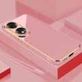 For Honor X7b Case Luxury Square Plating CLK-LX1, CLK-LX2, CLK-LX3 Phone Case ShockProof Silicone Back Cover Fundas. 