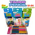 Twin Color Pencil double sided Weibo Yalong (12-18-24 Pencil 24-36-48 color) best gift for kids school stationary best color pencil. 