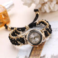 Fashion House 786 | Analog Watches For Girls Luxury Stylish Girls Analog Handmade Braided Bracelet Watch Thread Knitted Weaved Strap Women Dress Casual Watches Relogio Feminino Female Ladies Wrist Watch Best For Personal Use Or Gift Birthday Party. 