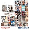 LOMO Cards Anime Demon Slayer Conan Star Rail Naruto Blue Lock Post Card Photocards Hobby Game Collection Toys For Children Gift. 