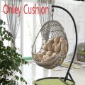 Egg Hanging Swing Chair cushion Chair Cushion Outdoor Indoor Egg Decor Balcony Home Garden Rocking Rattan Chair Cushions Seat Mat (only Cushion hai). 