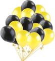 Yellow & Black Balloons Set. 