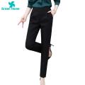 Elastic Waist Suit Pants Women High Waist Elastic Slant Pocket Slim Fit Suit Pants Women Suit Pants. 