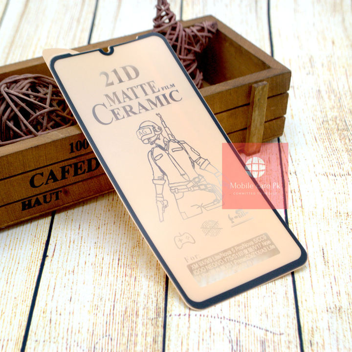Xiaomi Redmi Note 7 Pro Ceramic Matte Protector for PUBG Gaming Unbreakable Antishock Hybrid film 9D/11D/21D Temper Fiber Nano Sheet Glass For Xiaomi Redmi Note 7 Pro